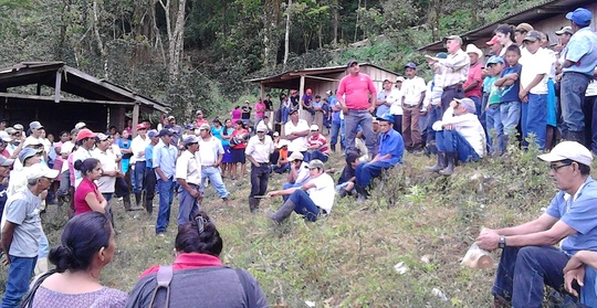 CENIDH acompaña Asamblea Ciudadana en la Comunidad Cerro Grande, jurisdicción de Rancho Grande