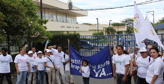 CENIDH y Organizaciones de Mujeres demandan que la CSJ resuelva los Recursos por Inconstitucionalidad contra el articulado que penaliza el aborto terapéutico