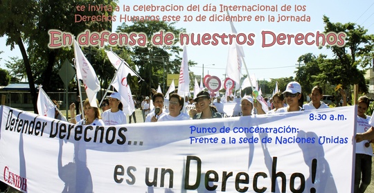 Este 10 de Diciembre: Todos y totas a marchar por los derechos humanos