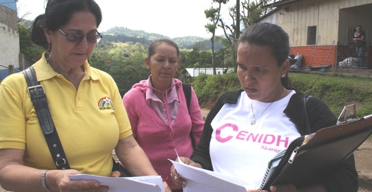CENIDH acompaña a defensora de derechos humanos criminalizada por la justicia por su labor de defensa de derechos