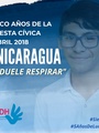 A cinco años de la protesta cívica en Nicaragua "ME DUELE RESPIRAR"
